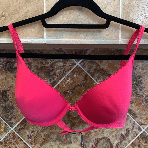 Hot Pink Victoria’s Secret Sexy Little Things Push Up Bra Size 36D